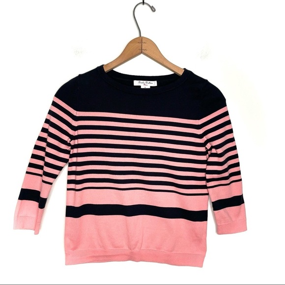 Brooks Brothers Other - Brooks Brothers Fleece | Navy Striped Sweater